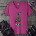 Zombie Goose V-Neck T-Shirt
