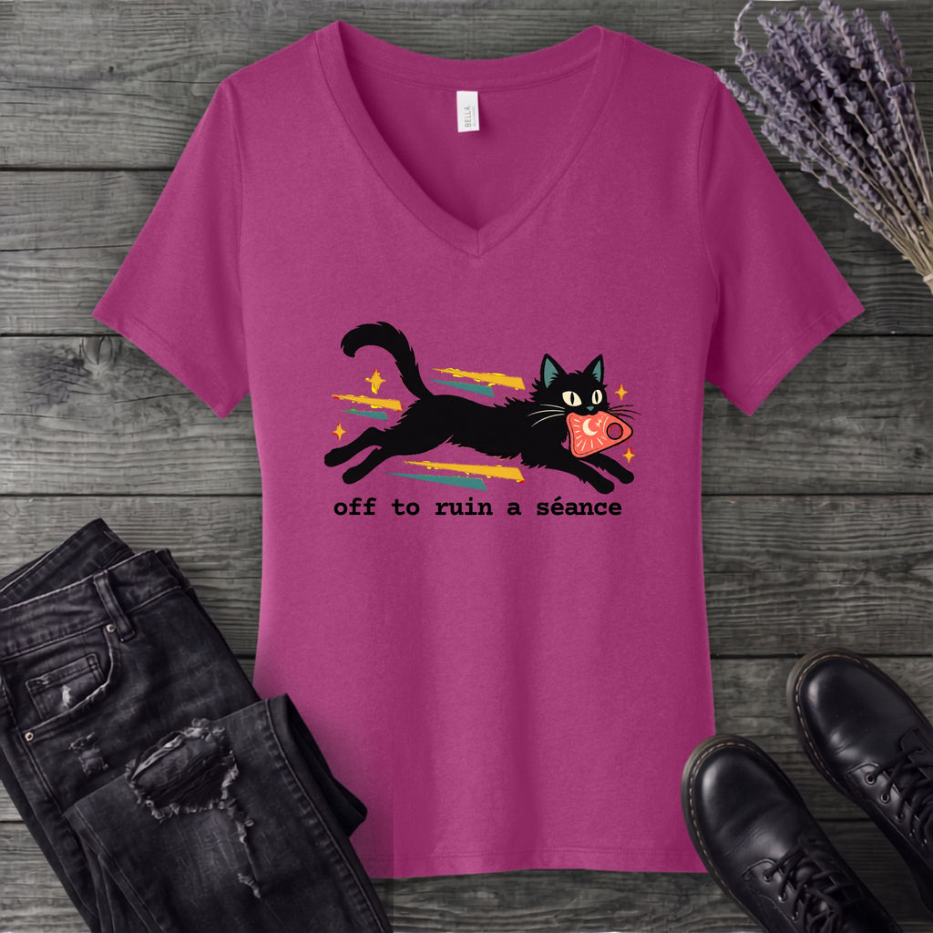 Off To Ruin A Séance V-Neck T-Shirt