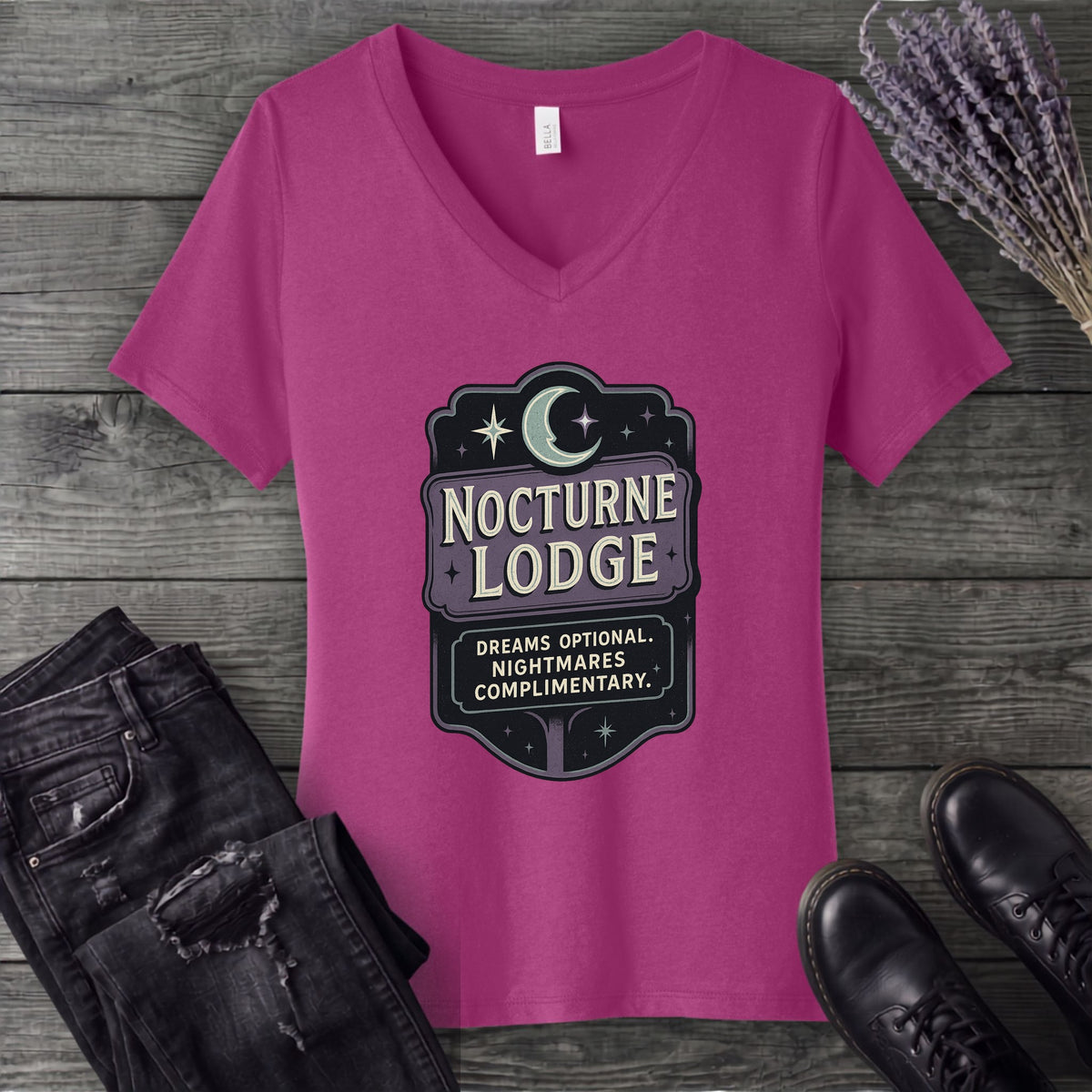 Nocturn Lodge V-Neck T-Shirt
