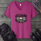 Bloom In The Gloom V-Neck T-Shirt