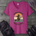 Weird Witchy Wild Free V-Neck T-Shirt