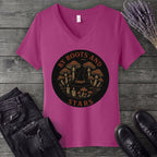 By Roots And Stars V-Neck T-Shirt