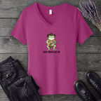 Just Tryna Get By V-Neck T-Shirt