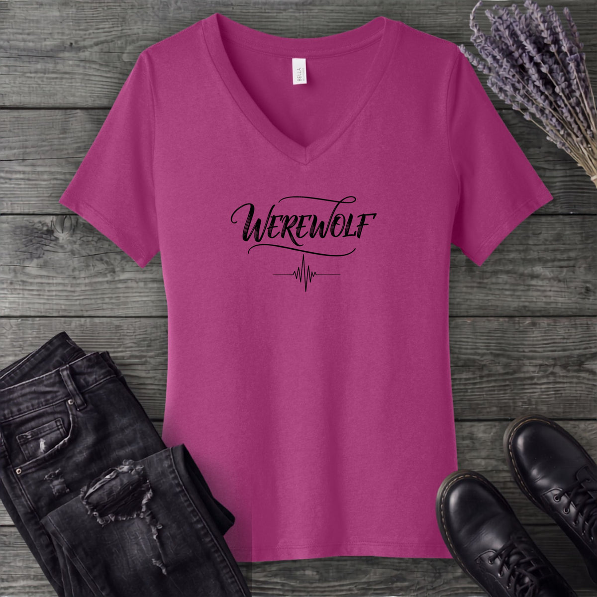 Werewolf V-Neck T-Shirt