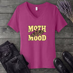 Moth Mood V-Neck T-Shirt