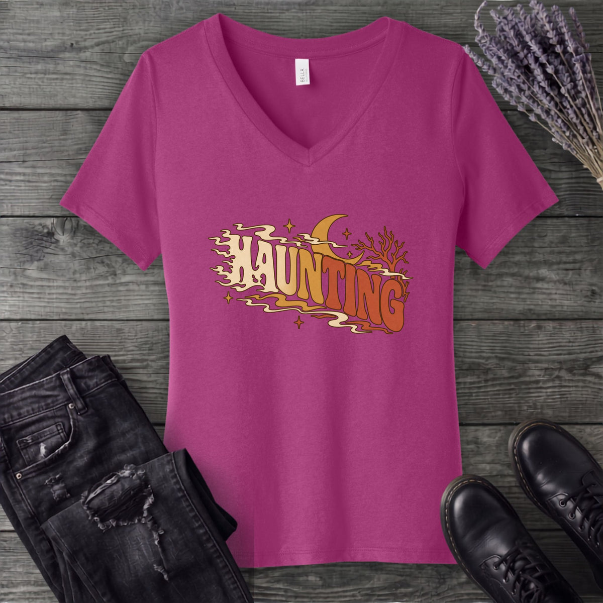 Haunting V-Neck T-Shirt