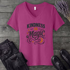 Kindness Is Magic V-Neck T-Shirt