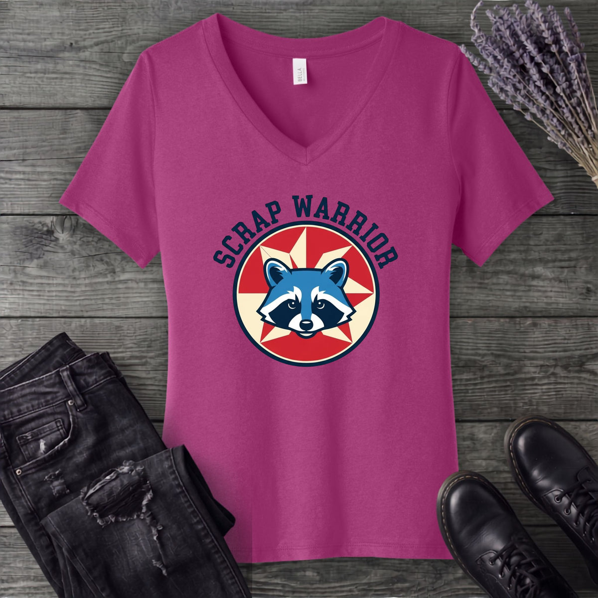 Scrap Warrior V-Neck T-Shirt