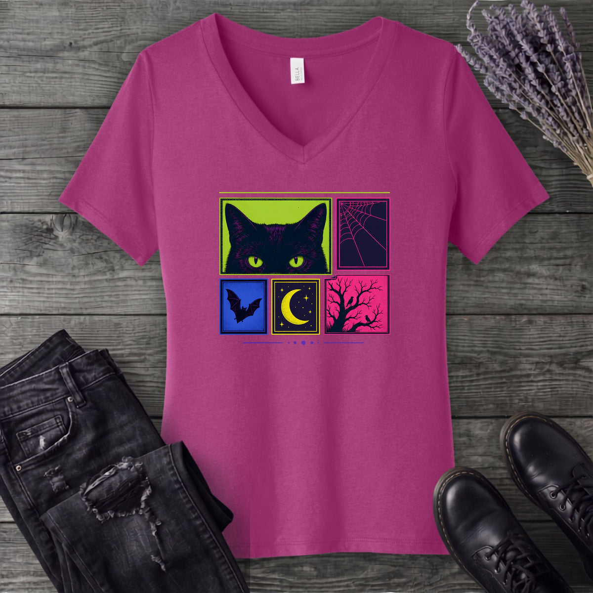Bright Fright V-Neck T-Shirt