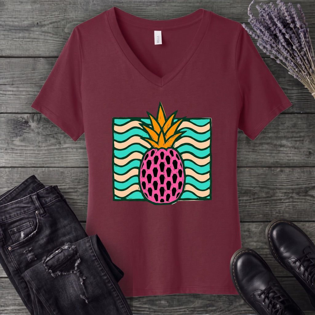 pineapple coffins V-Neck T-Shirt