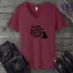 Human By Chance Feral By Choice V-Neck T-Shirt