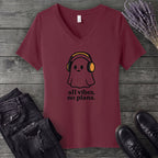 all vibes no plans V-Neck T-Shirt