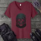 Skull Forest V-Neck T-Shirt