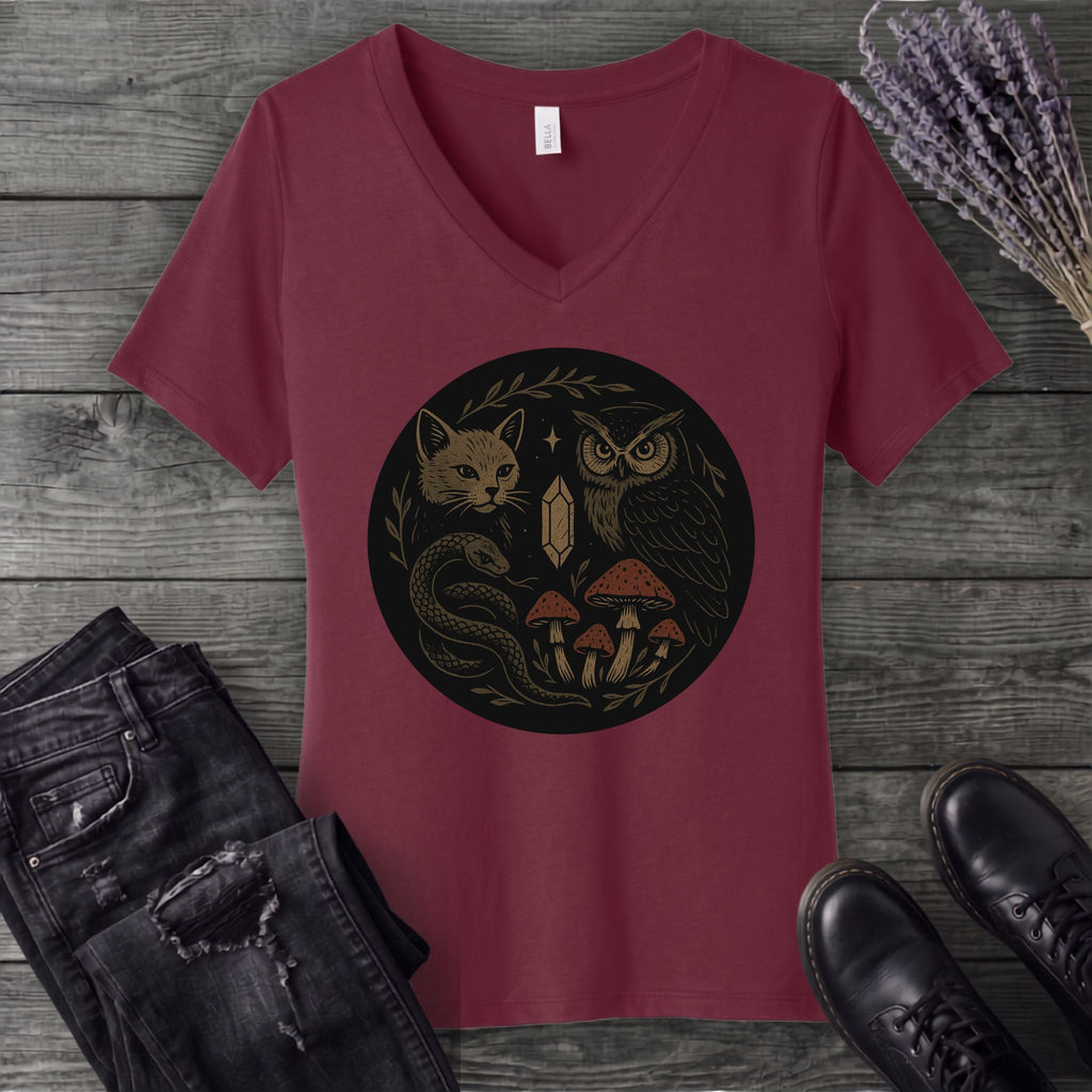 Familiar Ring V-Neck T-Shirt