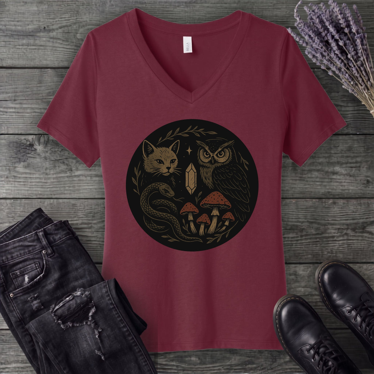 Familiar Ring V-Neck T-Shirt