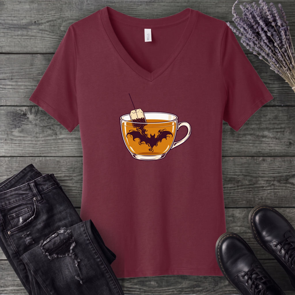 Bat-Tea V-Neck T-Shirt