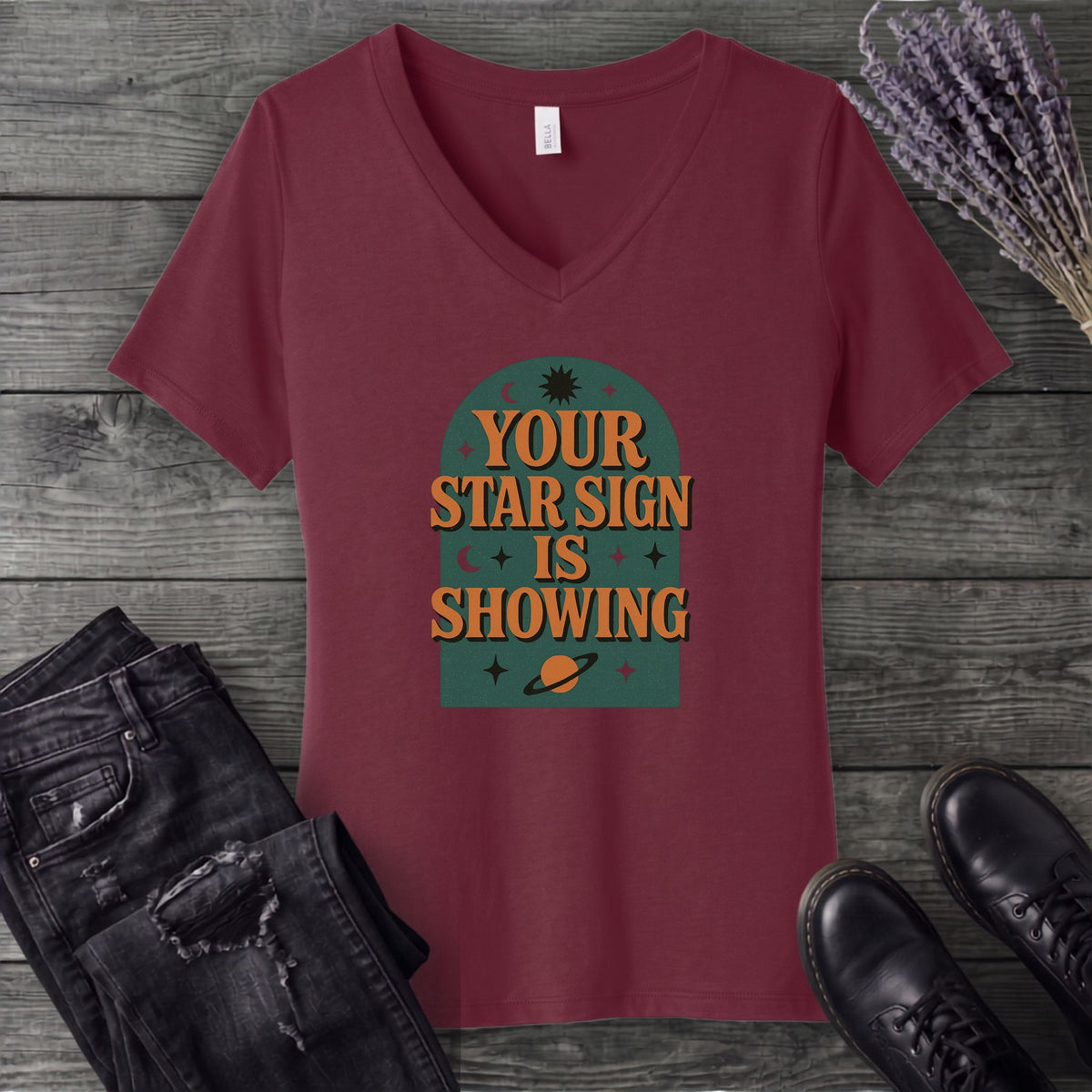 Your Star Sign Is Showing V-Neck T-Shirt