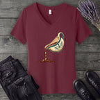 Skeleton Gravy Boat V-Neck T-Shirt