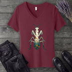 Mantis Silhouette V-Neck T-Shirt
