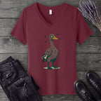 Zombie Goose V-Neck T-Shirt