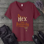 Hex The Patriarchy V-Neck T-Shirt