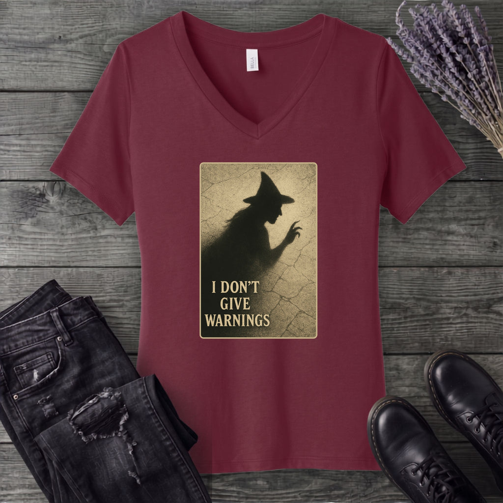 No Warnings V-Neck T-Shirt