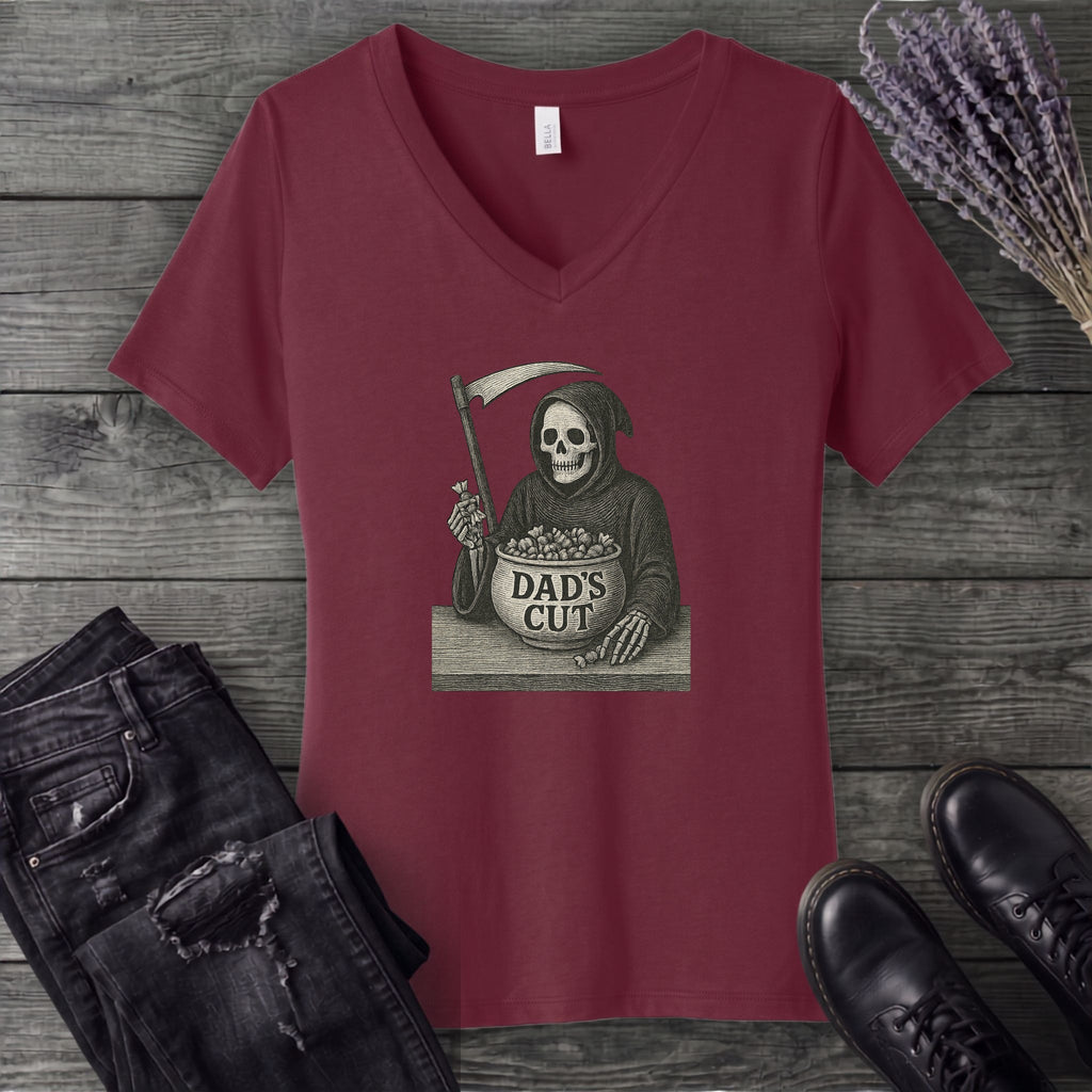 Dad's Cut V-Neck T-Shirt