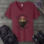 Escaping Reality One Sip At A Time V-Neck T-Shirt