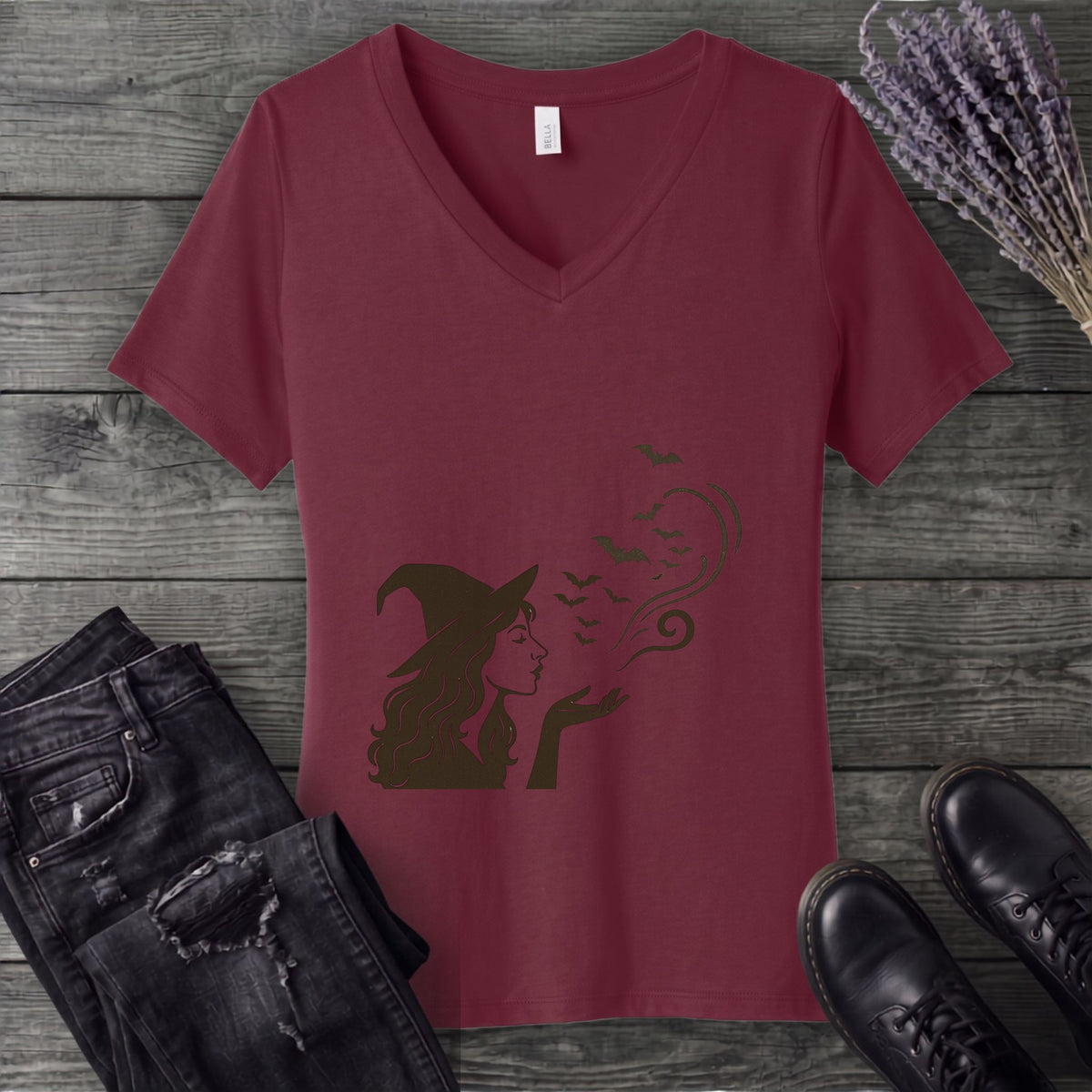 Kisses and Curses V-Neck T-Shirt