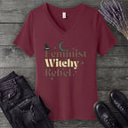 Feminist Witchy Rebel V-Neck T-Shirt