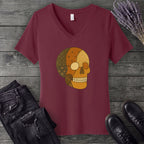 Patchwork Skull V-Neck T-Shirt