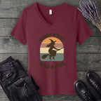 Weird Witchy Wild Free V-Neck T-Shirt