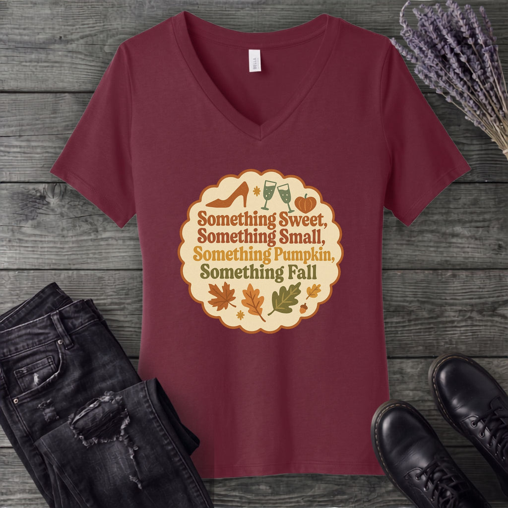 Something Fall V-Neck T-Shirt