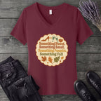 Something Fall V-Neck T-Shirt