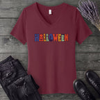 Halloween Icons V-Neck T-Shirt