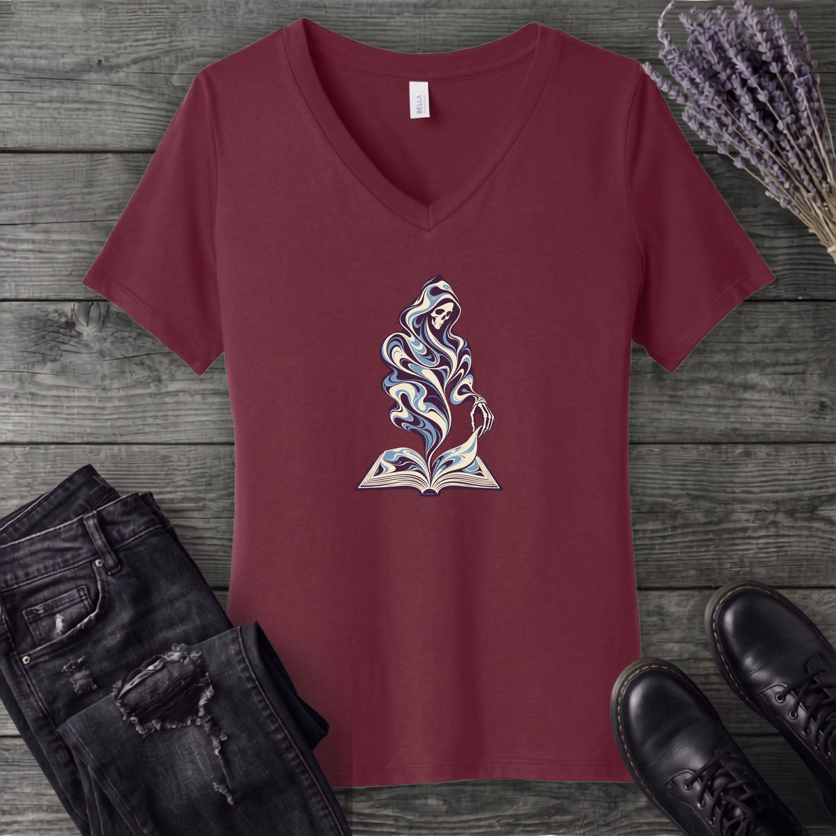 Spectral Reader V-Neck T-Shirt