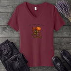 Off To Make Some Faces V-Neck T-Shirt