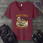 Dead Tired Beach Required V-Neck T-Shirt