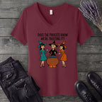 Does the process know V-Neck T-Shirt