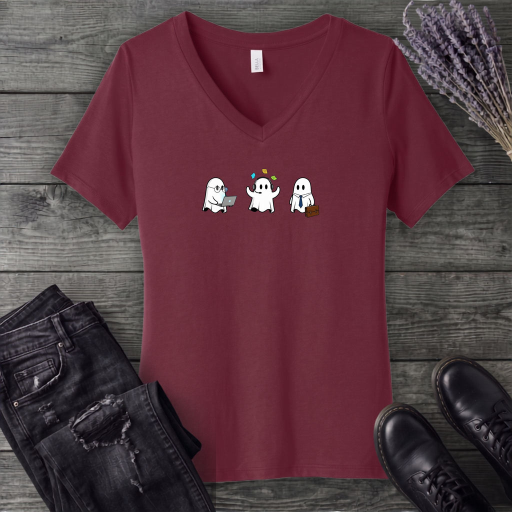 Ghost Trio Office V-Neck T-Shirt