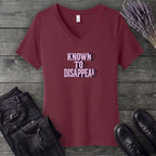 Known To Disappear V-Neck T-Shirt