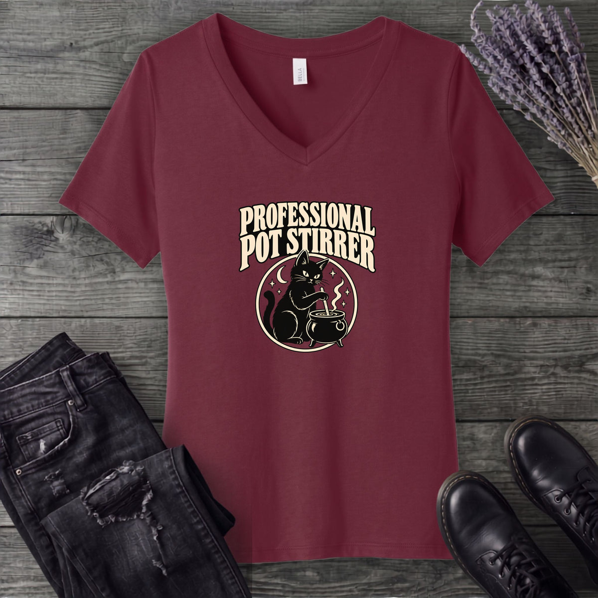 Professional Pot Stirrer V-Neck T-Shirt