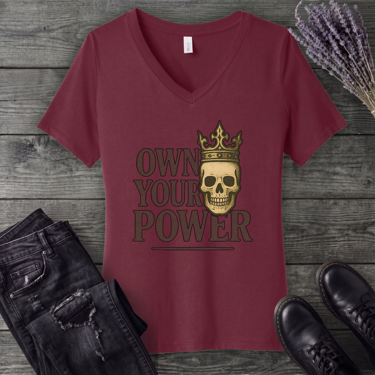 Own Your Power V-Neck T-Shirt