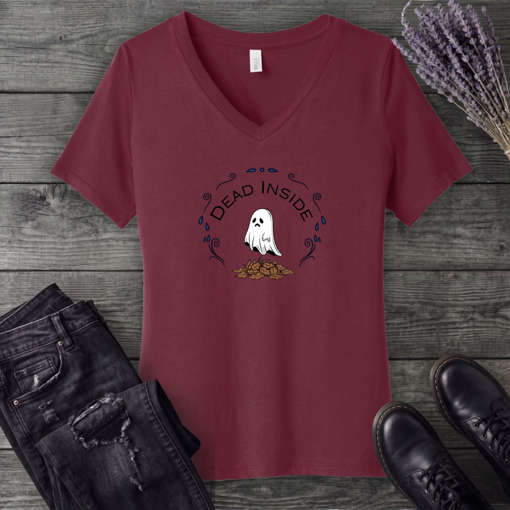 Dead Inside Ghost V-Neck T-Shirt