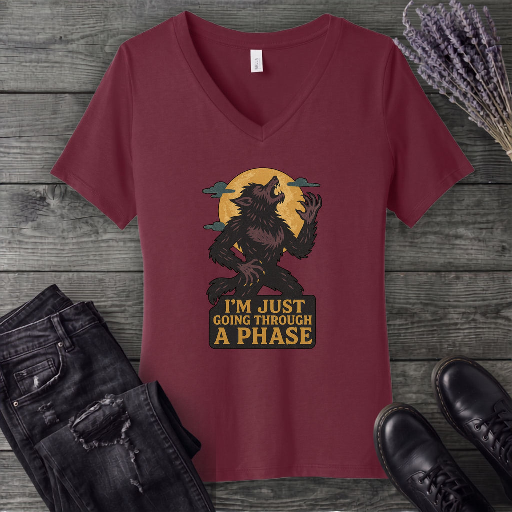 Im Just Going Through A Phase V-Neck T-Shirt