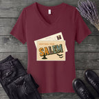 Greetings From Salem V-Neck T-Shirt