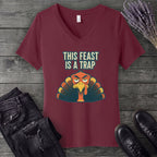 This Feast Is A Trap V-Neck T-Shirt