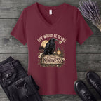 Life Would Be Scary Without Kindness V-Neck T-Shirt