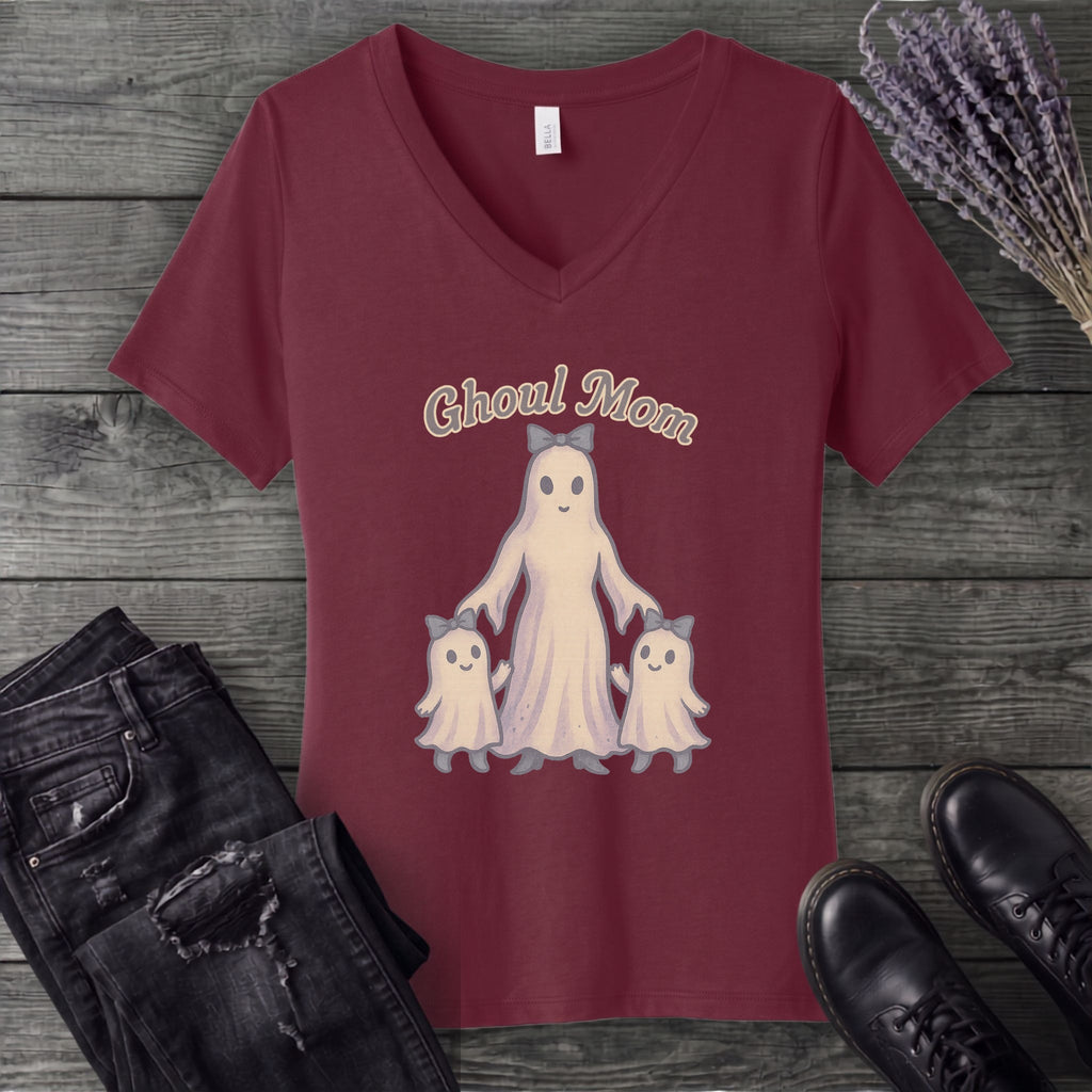 Ghoul Mom V-Neck T-Shirt