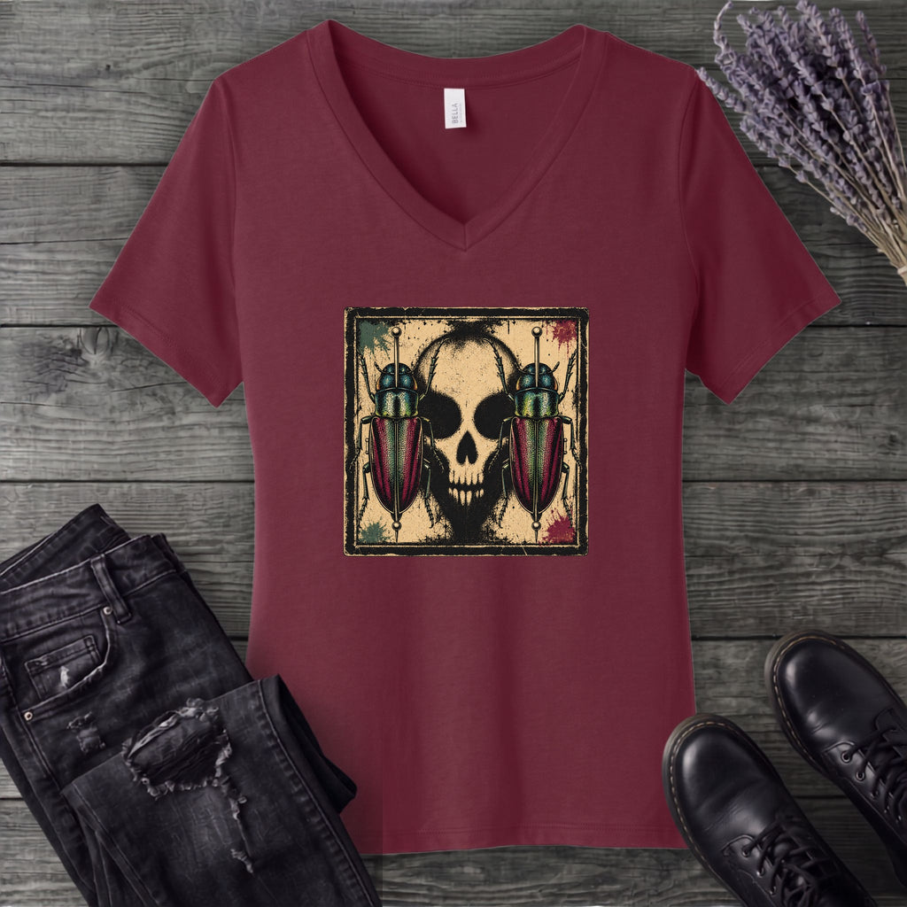 Morbid Curiosities V-Neck T-Shirt